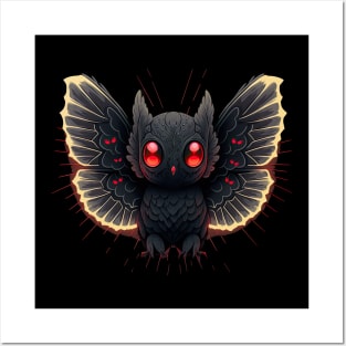 Mothman kawaii Posters and Art